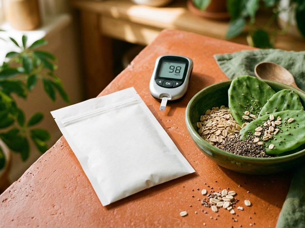 Knutric y diabetes: control glucémico natural con fibra, nopal y cromo